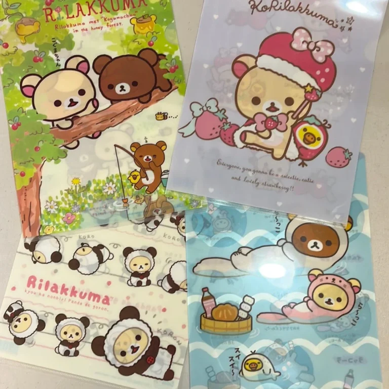 30-Pocket Rilakkuma A4 File Folder