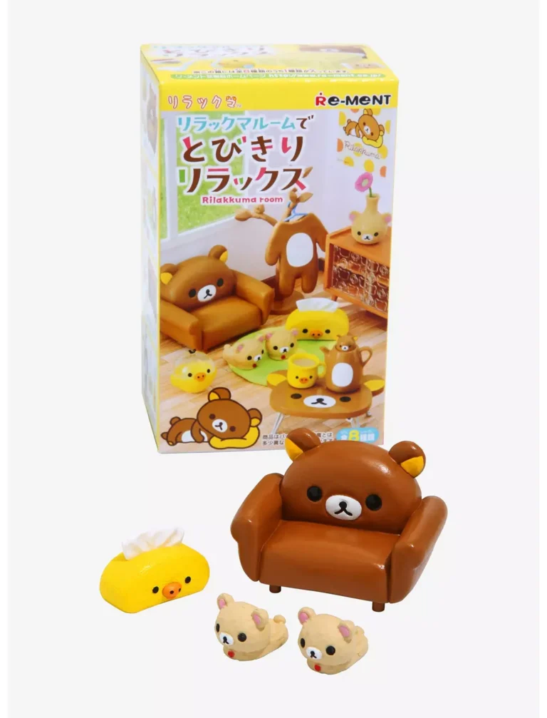 Rilakkuma Re-Ment 50-Piece Miniature Collection Set